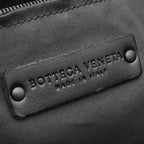 Bottega Veneta Tote Bag Marco Polo Intreccio Jet Dark Brown Canvas Leather — view 4