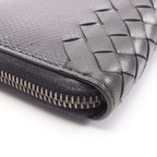 Bottega Veneta Round Wallet Intrecciato Black Leather — view 8
