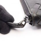 Bottega Veneta Round Wallet Intrecciato Black Leather — view 6