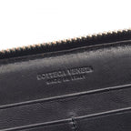 Bottega Veneta Round Wallet Intrecciato Black Leather — view 4