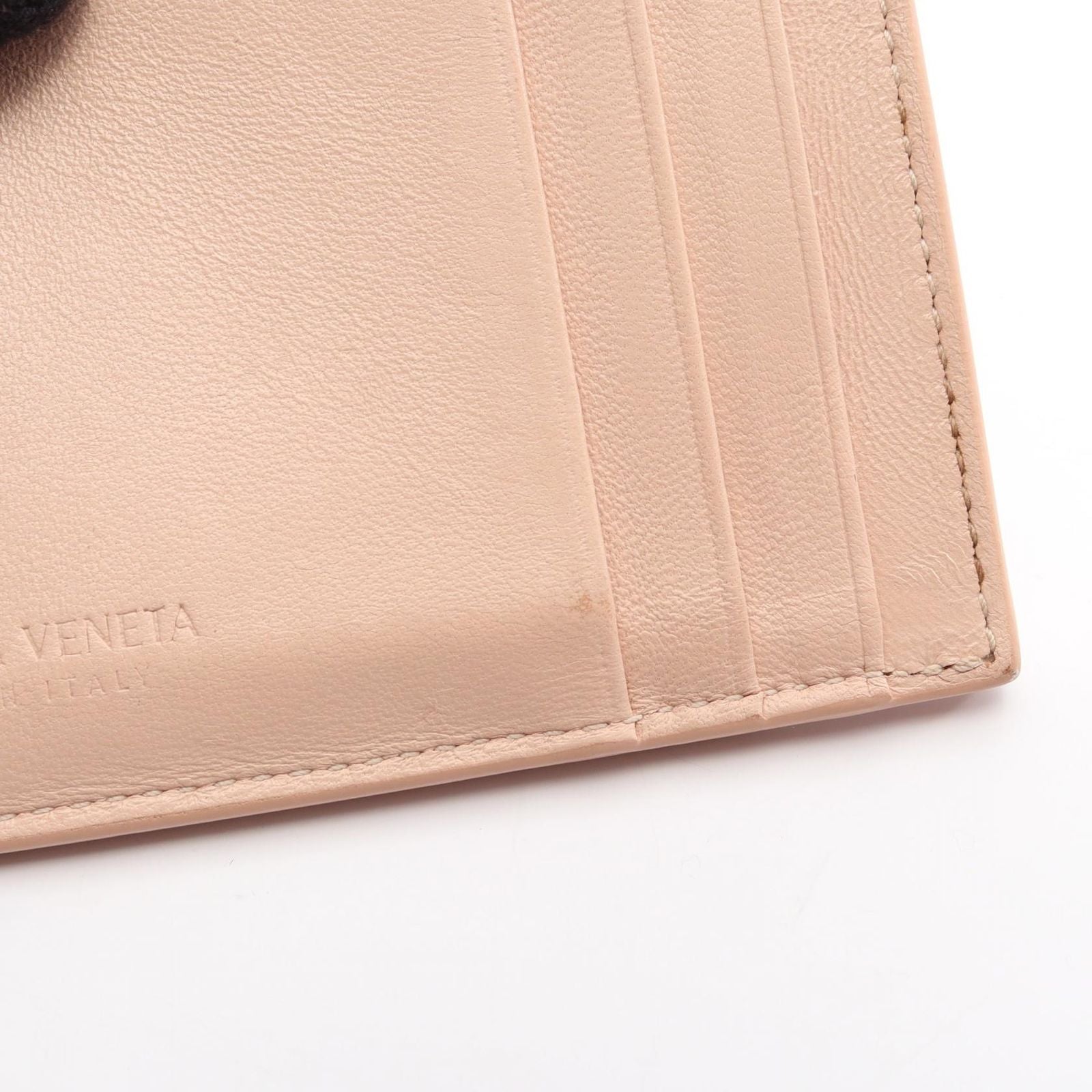 Bottega Veneta Coin Case Cassette Card Pink Leather — view 8
