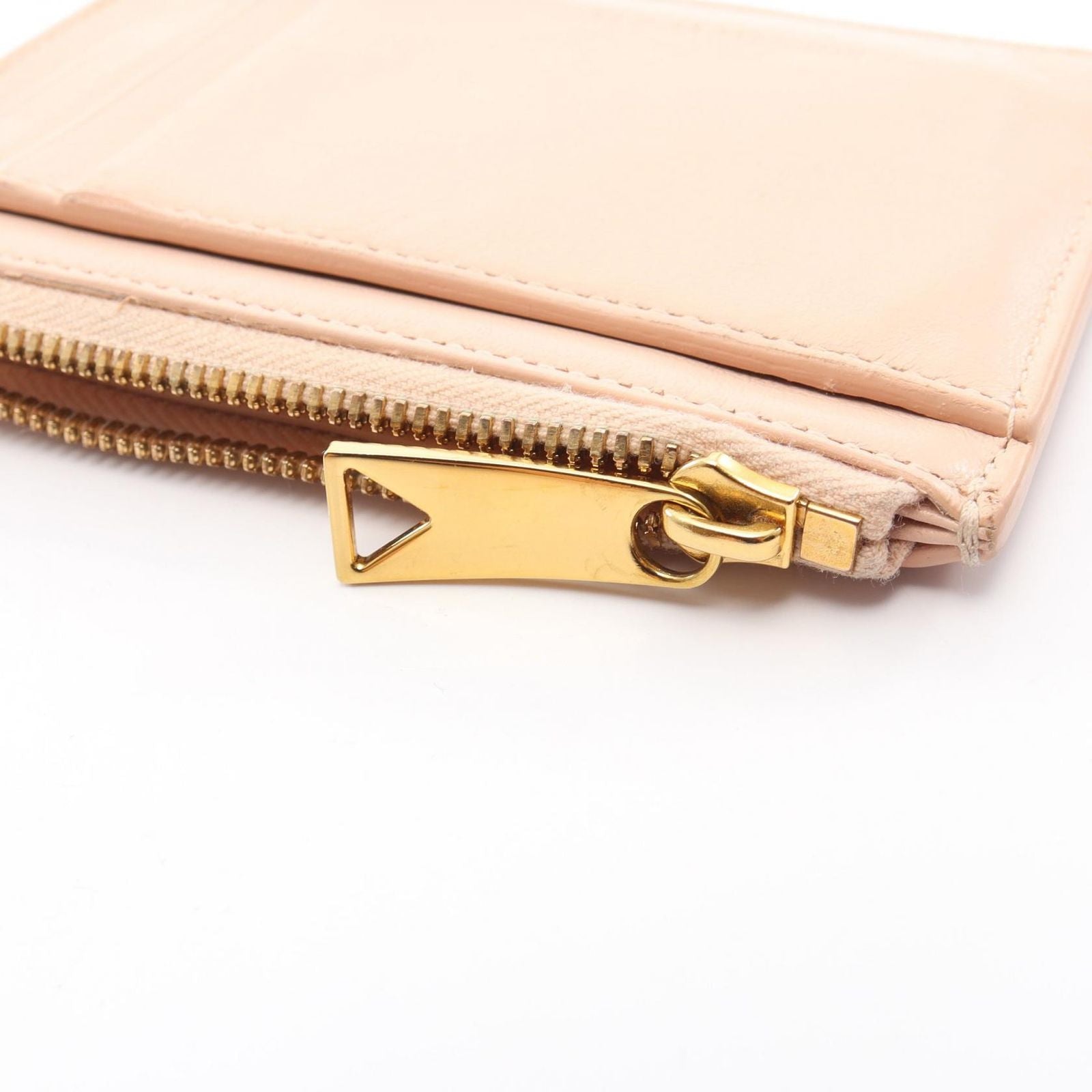 Bottega Veneta Coin Case Cassette Card Pink Leather — view 7