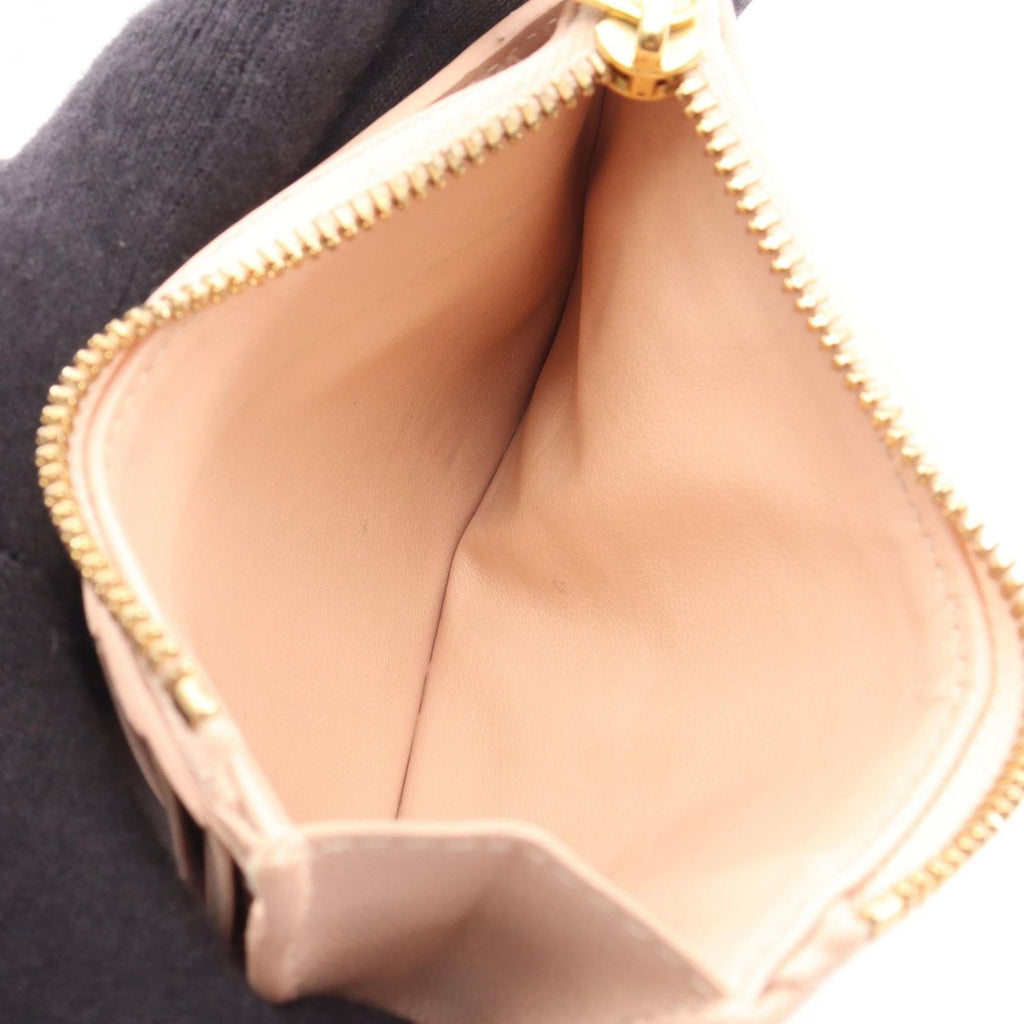 Bottega Veneta Coin Case Cassette Card Pink Leather — view 3