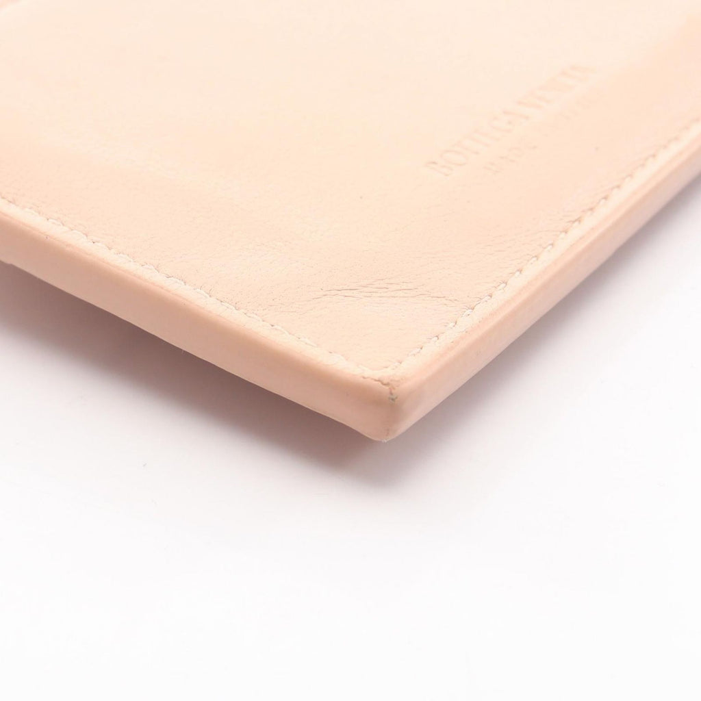 Bottega Veneta Coin Case Cassette Card Pink Leather — view 6