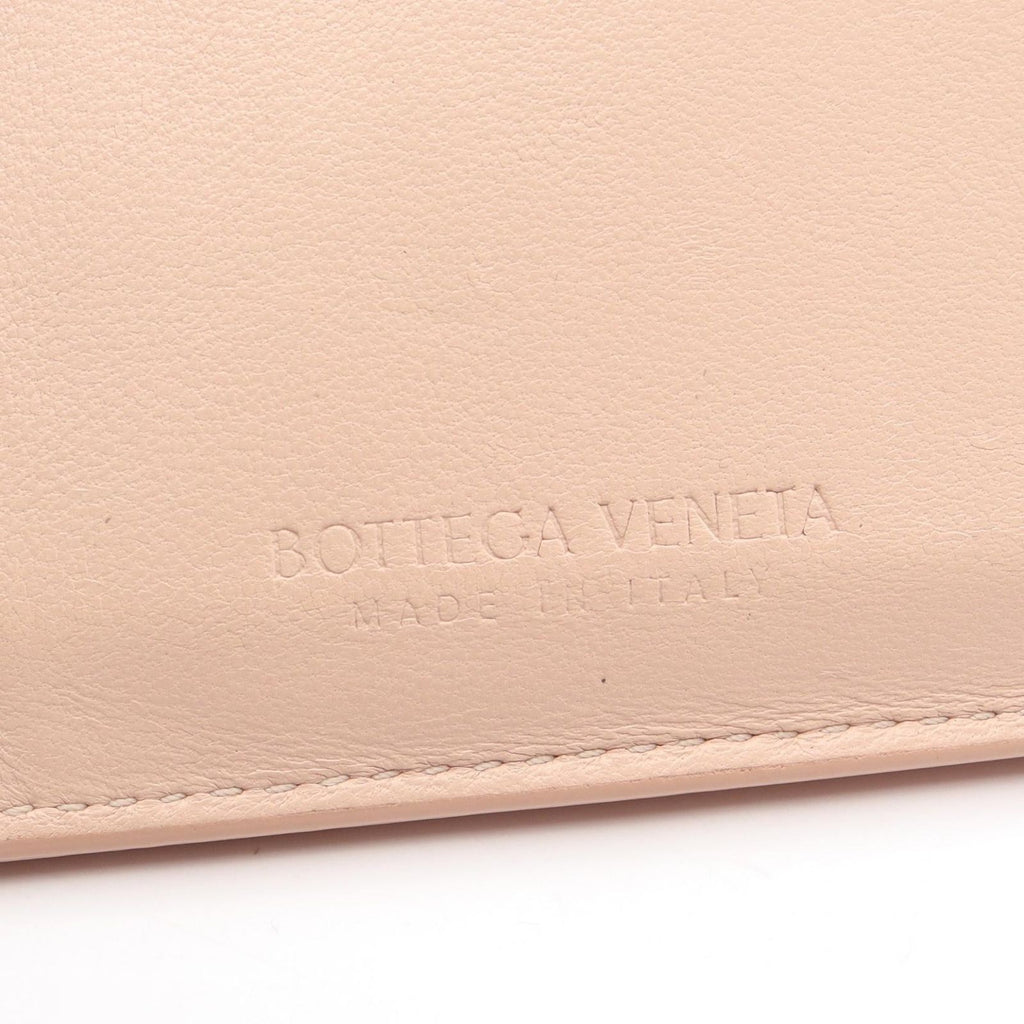 Bottega Veneta Coin Case Cassette Card Pink Leather — view 4