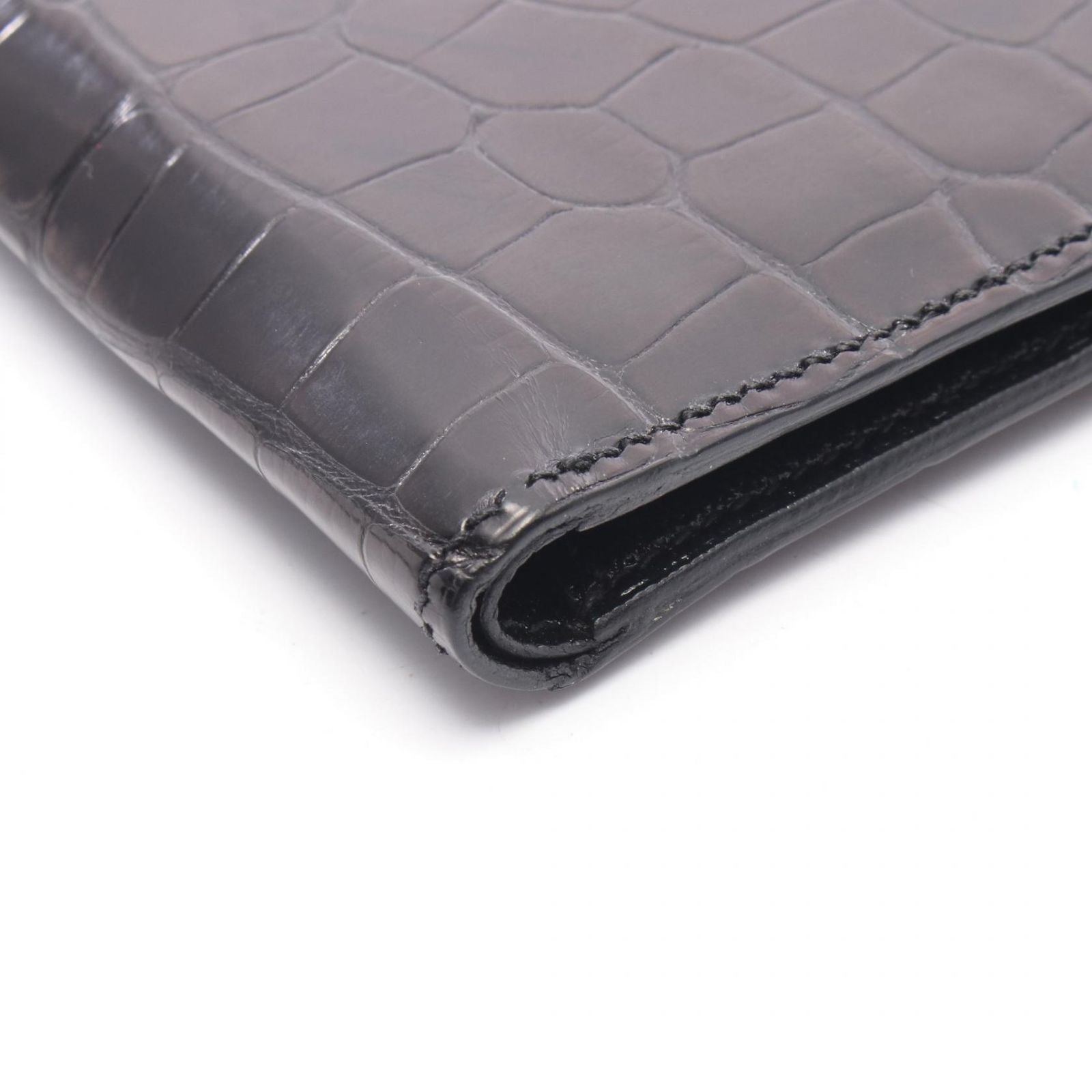 Hermes Bifold Wallet Citizen Twill Compact Black — view 6
