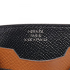 Hermes Card Case City Ebene Gold Black — view 4