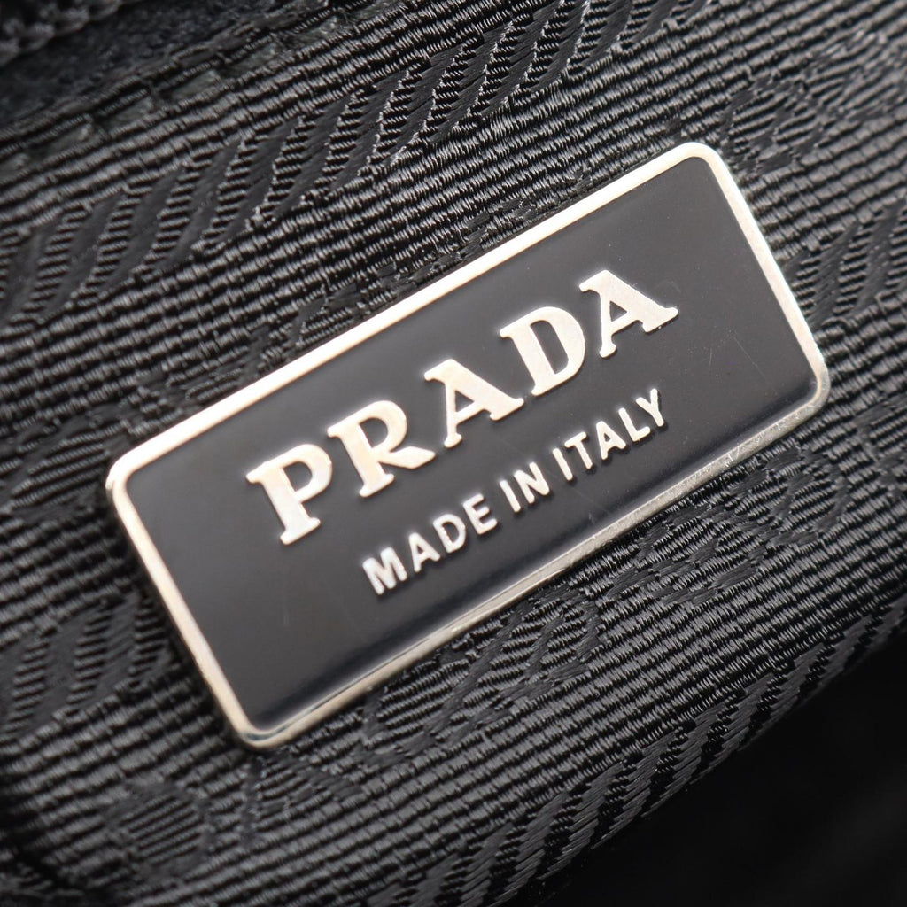 Prada Handbag Doctor's Bag Black Leather — view 4