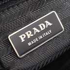 Prada Handbag Doctor's Bag Black Leather — view 4