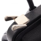 Prada Handbag Doctor's Bag Black Leather — view 6