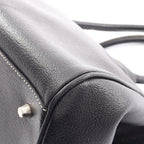 Prada Handbag Doctor's Bag Black Leather — view 8