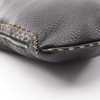 Fendi Shoulder Bag Selleria Black Leather — view 5