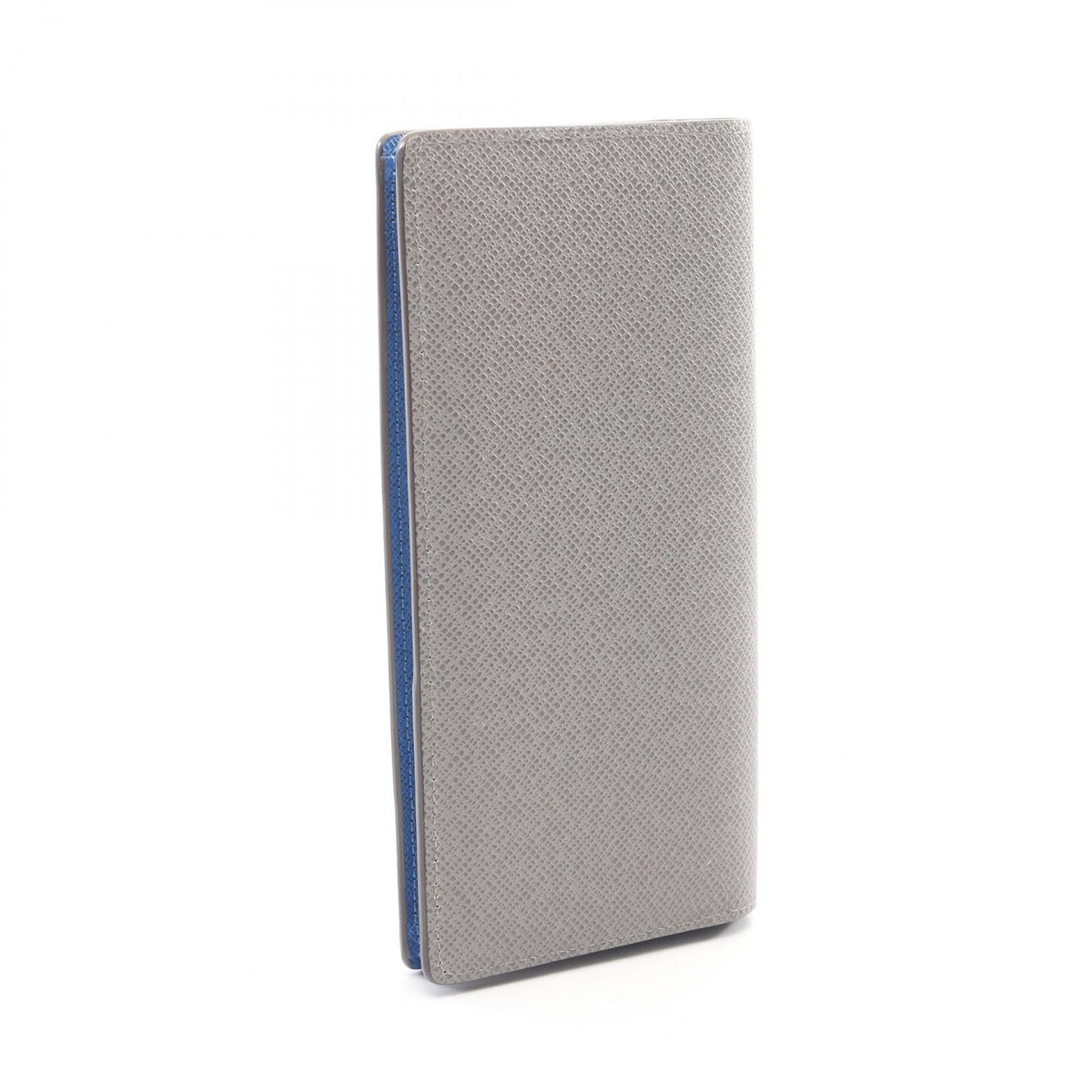 Louis Vuitton Bifold Wallet Portefeuille Brazza NM Grilloche Blue Leather — view 2