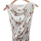 Dior Dress Sleeveless Calf Long Twist Allover Pattern 34 Ivory Multicolor — view 3