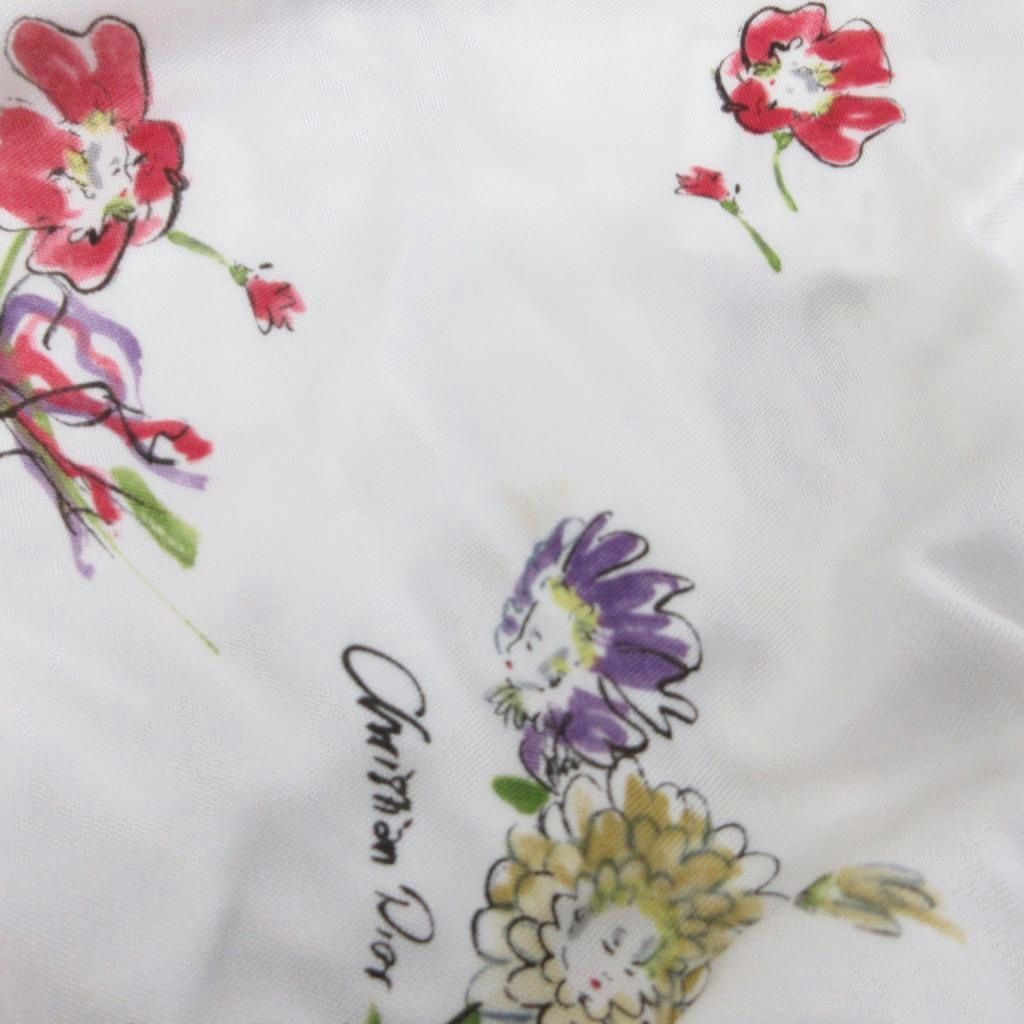 Dior Dress Sleeveless Calf Long Twist Allover Pattern 34 Ivory Multicolor — view 7