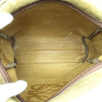 Loewe Anagram Shoulder Bag Suede Leather Beige — view 7