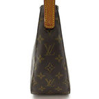 Louis Vuitton Looping MM Monogram Shoulder Bag Brown — view 5
