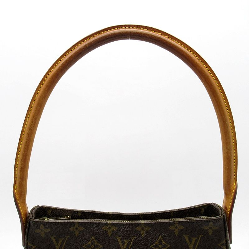 Louis Vuitton Looping MM Monogram Shoulder Bag Brown — view 2