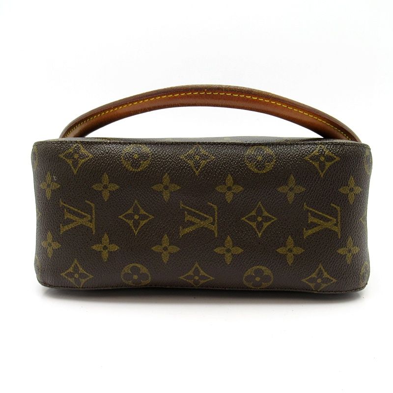Louis Vuitton Looping MM Monogram Shoulder Bag Brown — view 6