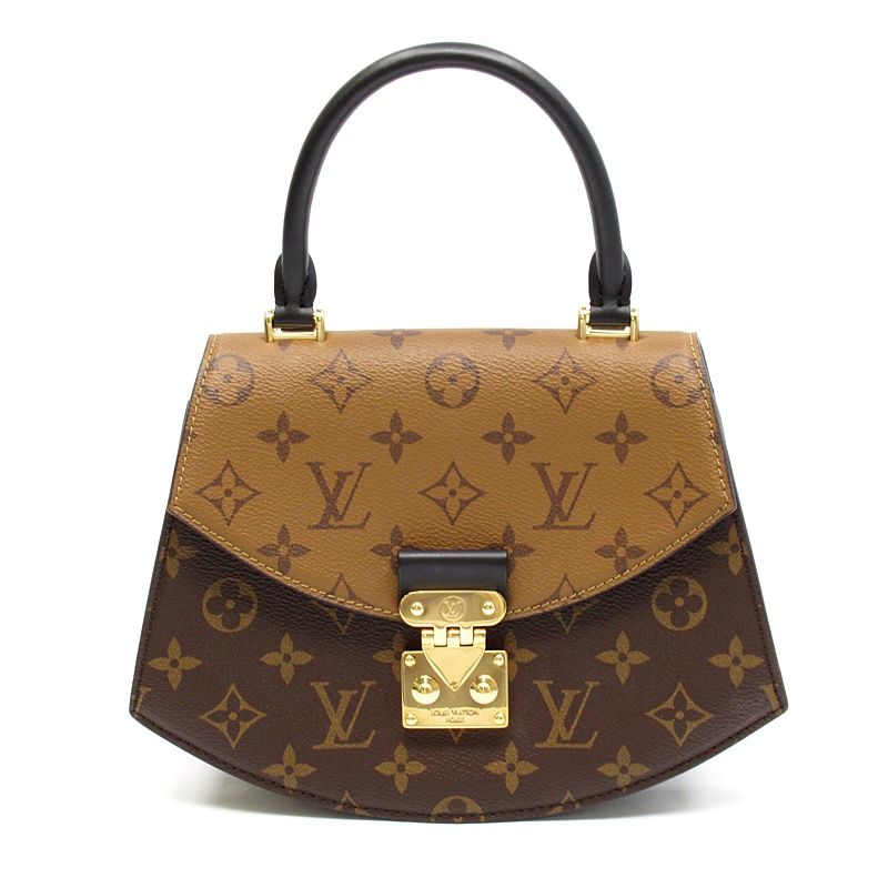 Louis Vuitton Tilsit Monogram Reverse Shoulder Bag Brown