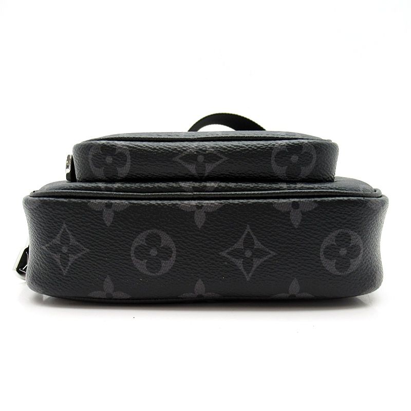 Louis Vuitton Outdoor Pochette Taigarama Monogram Eclipse Shoulder Bag Noir — view 6