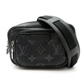 Louis Vuitton Outdoor Pochette Taigarama Monogram Eclipse Shoulder Bag Noir