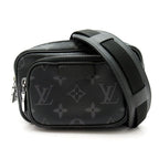 Louis Vuitton Outdoor Pochette Taigarama Monogram Eclipse Shoulder Bag Noir