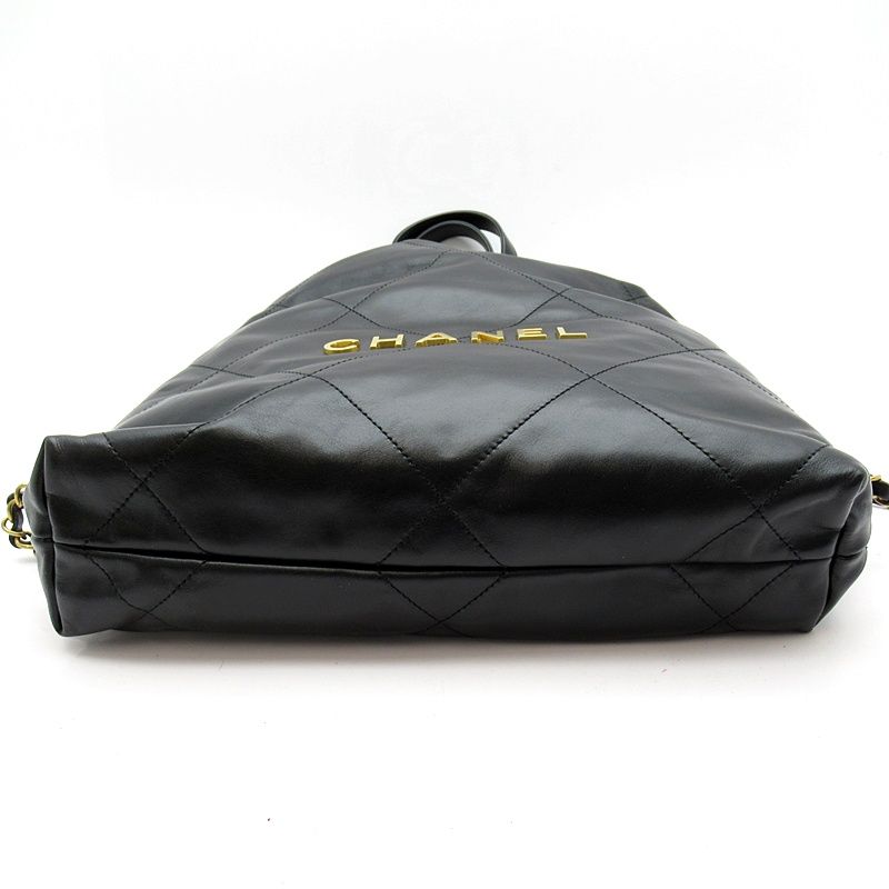 Chanel 22 Small Backpack Calfskin Black — view 6