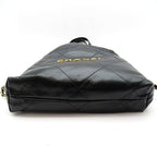Chanel 22 Small Backpack Calfskin Black — view 6