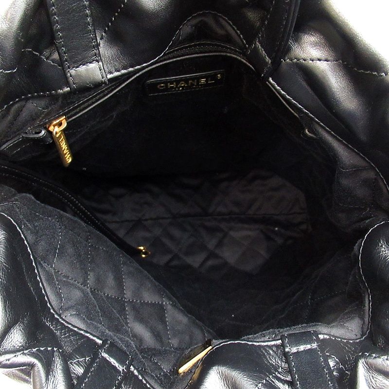 Chanel 22 Small Backpack Calfskin Black — view 7