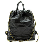 Chanel 22 Small Backpack Calfskin Black — view 4