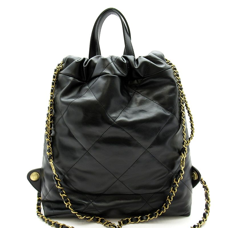Chanel 22 Small Backpack Calfskin Black — view 4