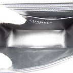 Chanel Mini Quilted Chain Shoulder Bag Lambskin Black — view 7