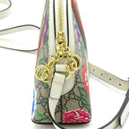 Gucci Ophidia GG Flora Shoulder Bag Supreme Beige — view 5