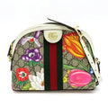 Gucci Ophidia GG Flora Shoulder Bag Supreme Beige