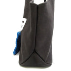 Prada Tote Canvas Leather Shoulder Bag Black — view 3