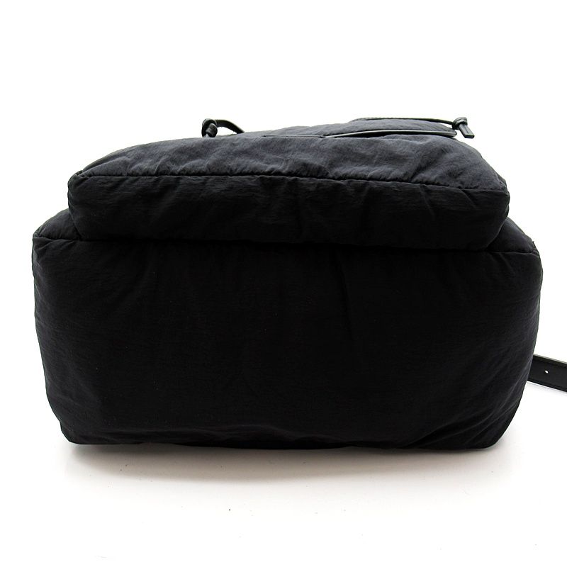 Bottega Veneta Crossroad Backpack Nylon Leather Black — view 6