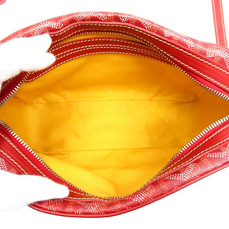 Goyard Cup Vert PM Leather Shoulder Bag — view 7