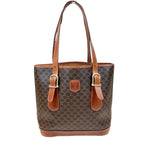 Celine Macadam Pattern Tote Leather
