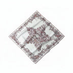 Dior Kept Star 70 Silk Scarf Floral Pattern Multicolor