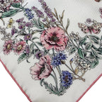 Dior Kept Star 70 Silk Scarf Floral Pattern Multicolor — view 7