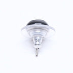 Chanel Button Earrings CC Logo Black Silver 03 — view 6