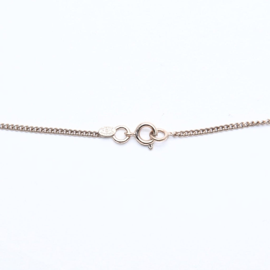 Chanel Necklace CC Logo Rhinestone 04 Multicolor Gold — view 8
