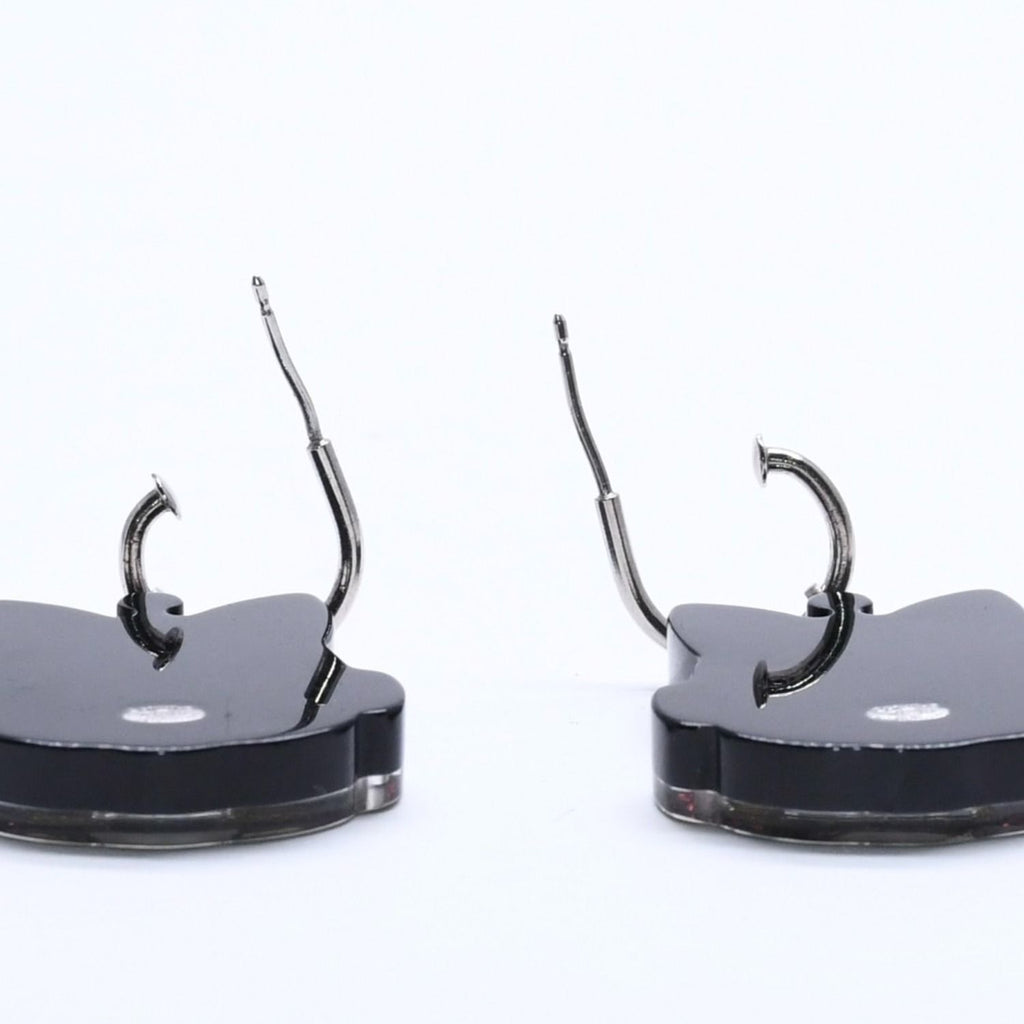 Chanel Earrings Robot Cat Pink Yellow Glitter 17 — view 8