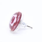 Chanel CC Logo Earrings 04 Camellia Clear Resin — view 5