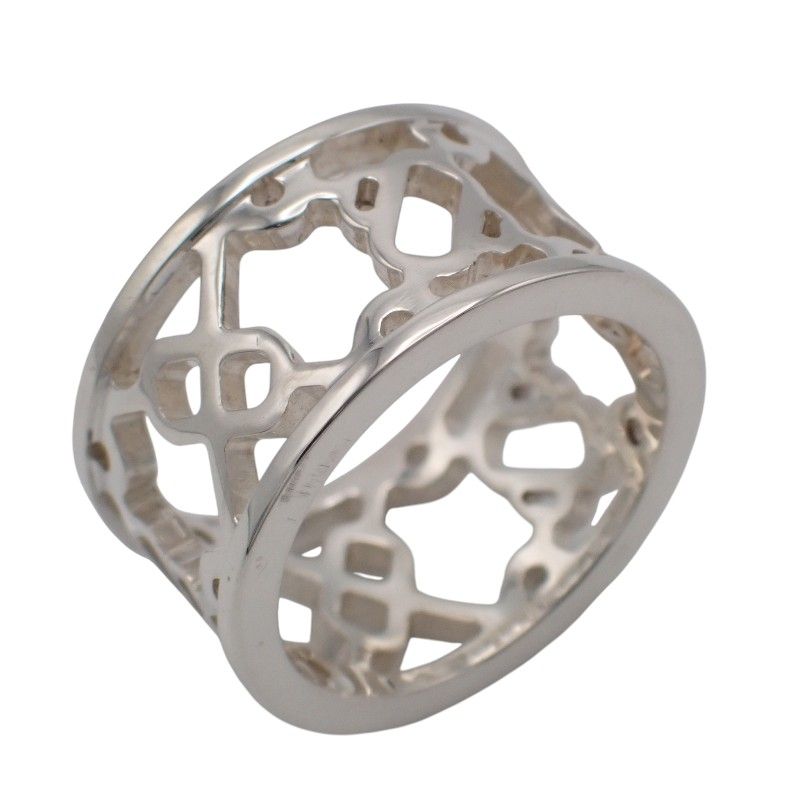 Hermes Chaine D'ancre Pa le Ring 925 Sterling Silver 48