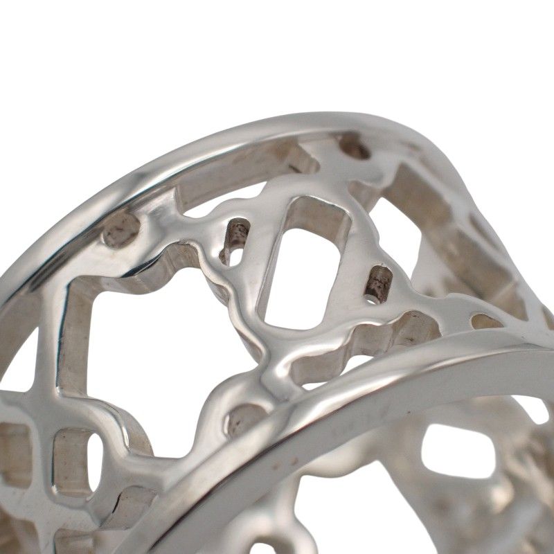 Hermes Chaine D'ancre Pa le Ring 925 Sterling Silver 48 — view 5