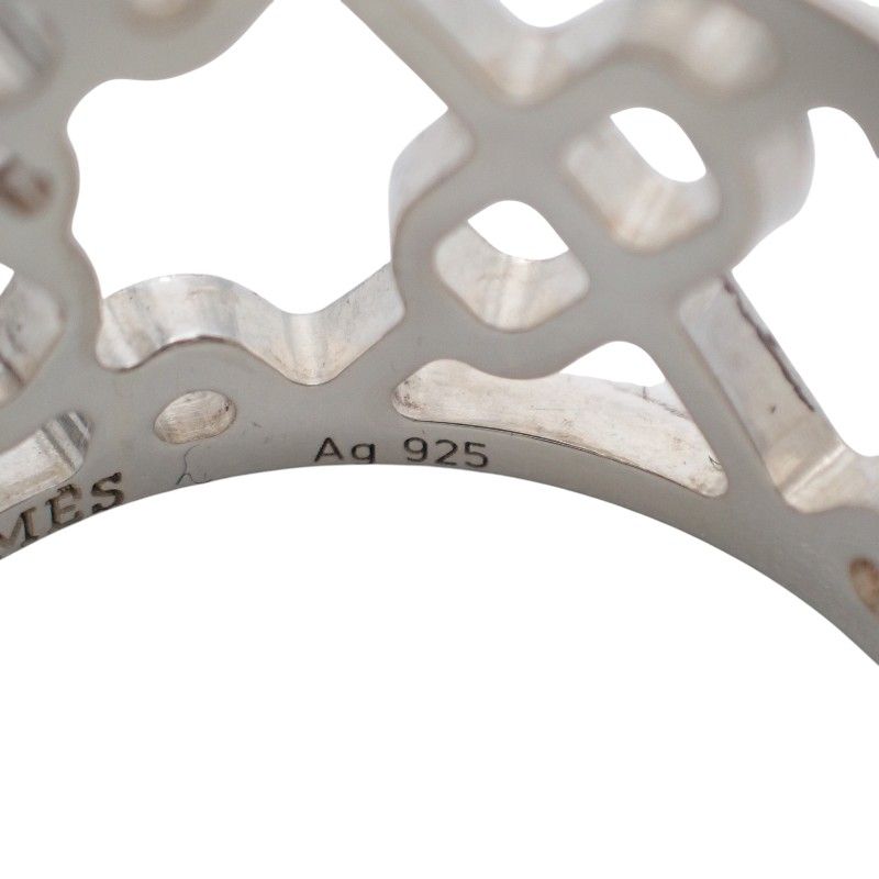 Hermes Chaine D'ancre Pa le Ring 925 Sterling Silver 48 — view 7