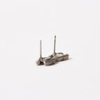 Chanel Earrings CC Logo Rhinestone Metal — view 6