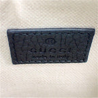 Gucci GG Embossed Mini Boston Bag Aaeem 2-Way Calfskin Black Gold — view 8